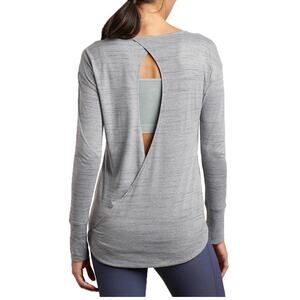 KUHL Top Medium Blue Gray Intent Krossback Long Sleeve Jersey